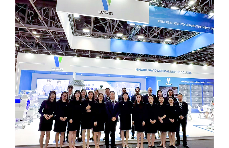 David_مشاركة ديفيد ميديكال في معرض الصحة العربي 2025 في دبي بالإمارات العربية المتحدة